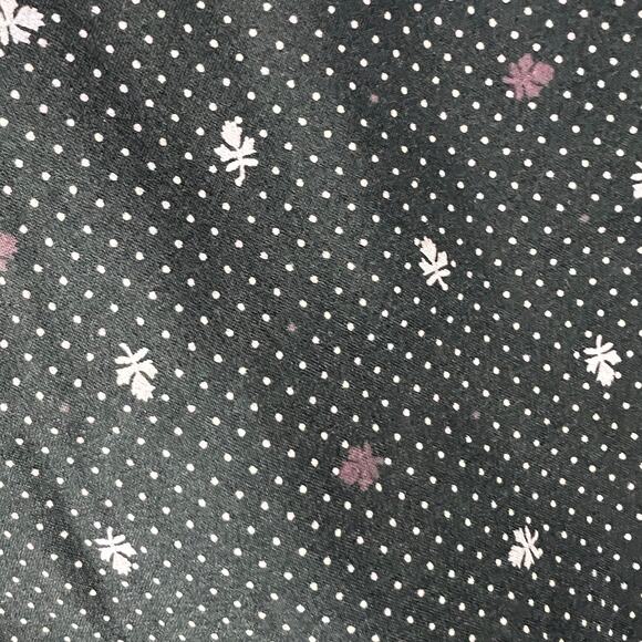 Polagram Women Black Patterned Zip Up Tie Back Jumpsuit Romper Size Small - Picture 5 of 6